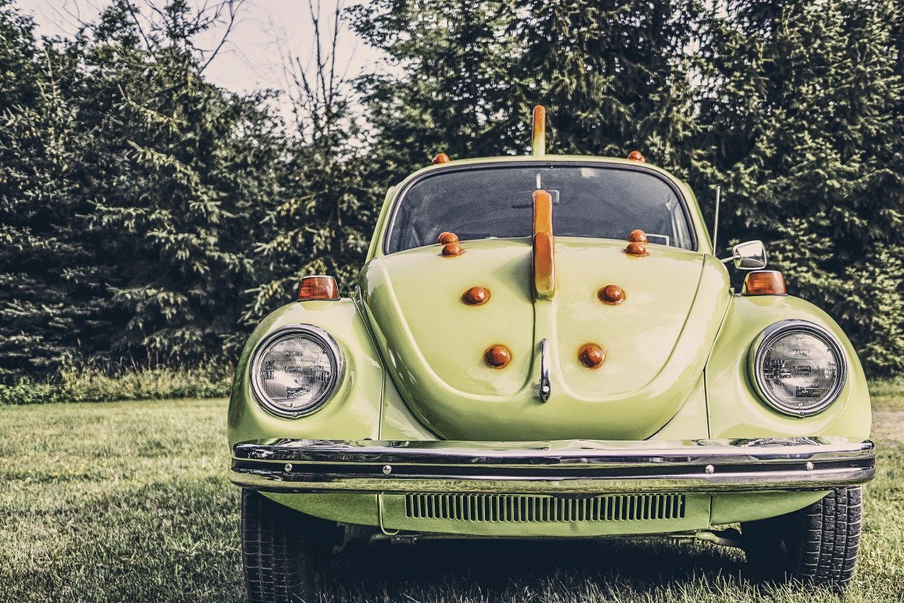 3D Grassland Old Car 268 Garage Door Mural Wallpaper AJ Wallpaper