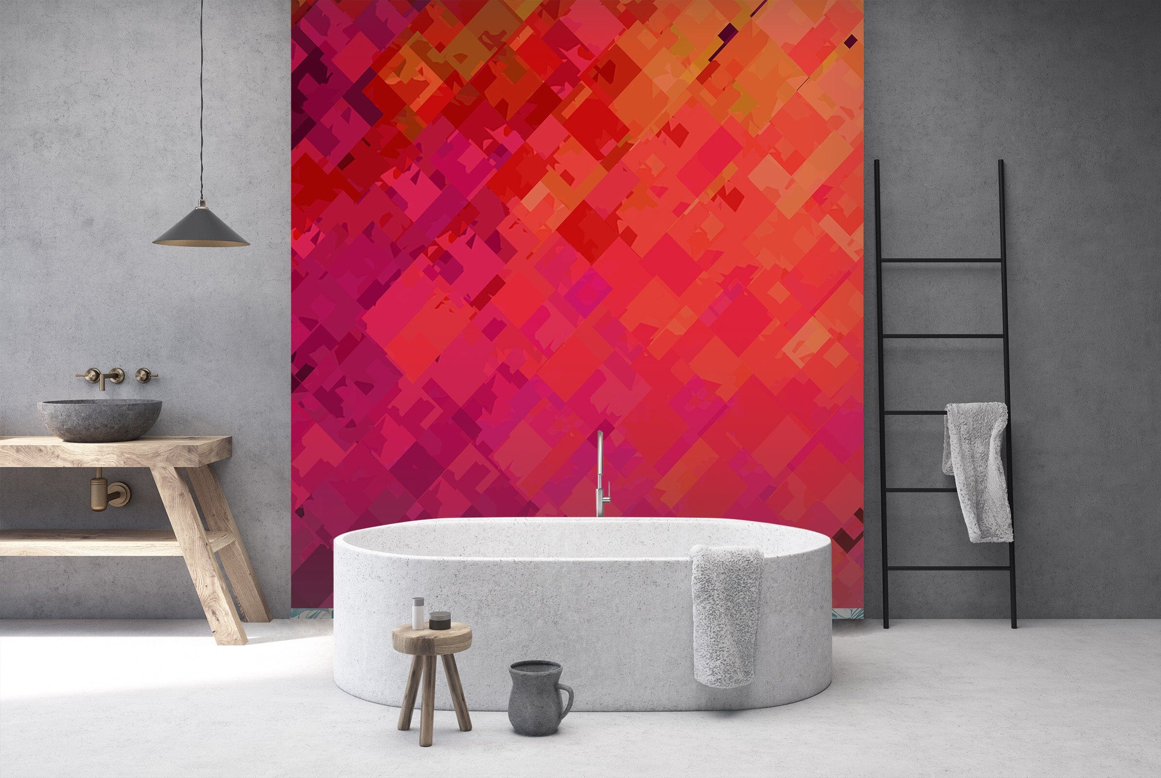 3D Orange Red Graffiti 1005 Shandra Smith Wall Mural Wall Murals Wallpaper AJ Wallpaper 2