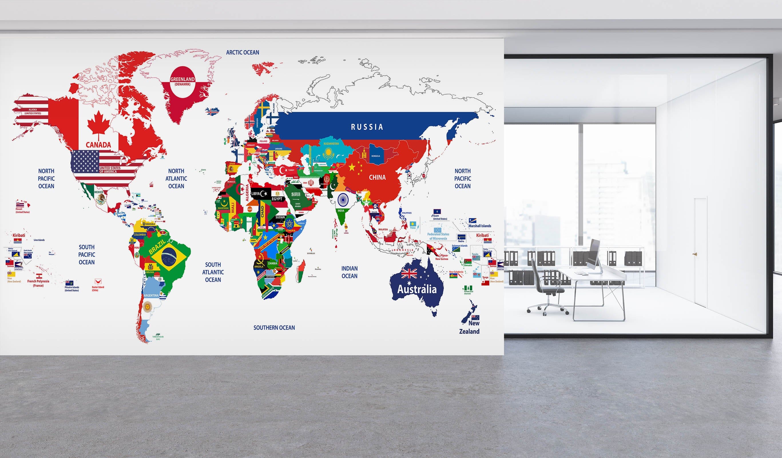 3D Color Graffiti 2130 World Map Wall Murals Wallpaper AJ Wallpaper 2