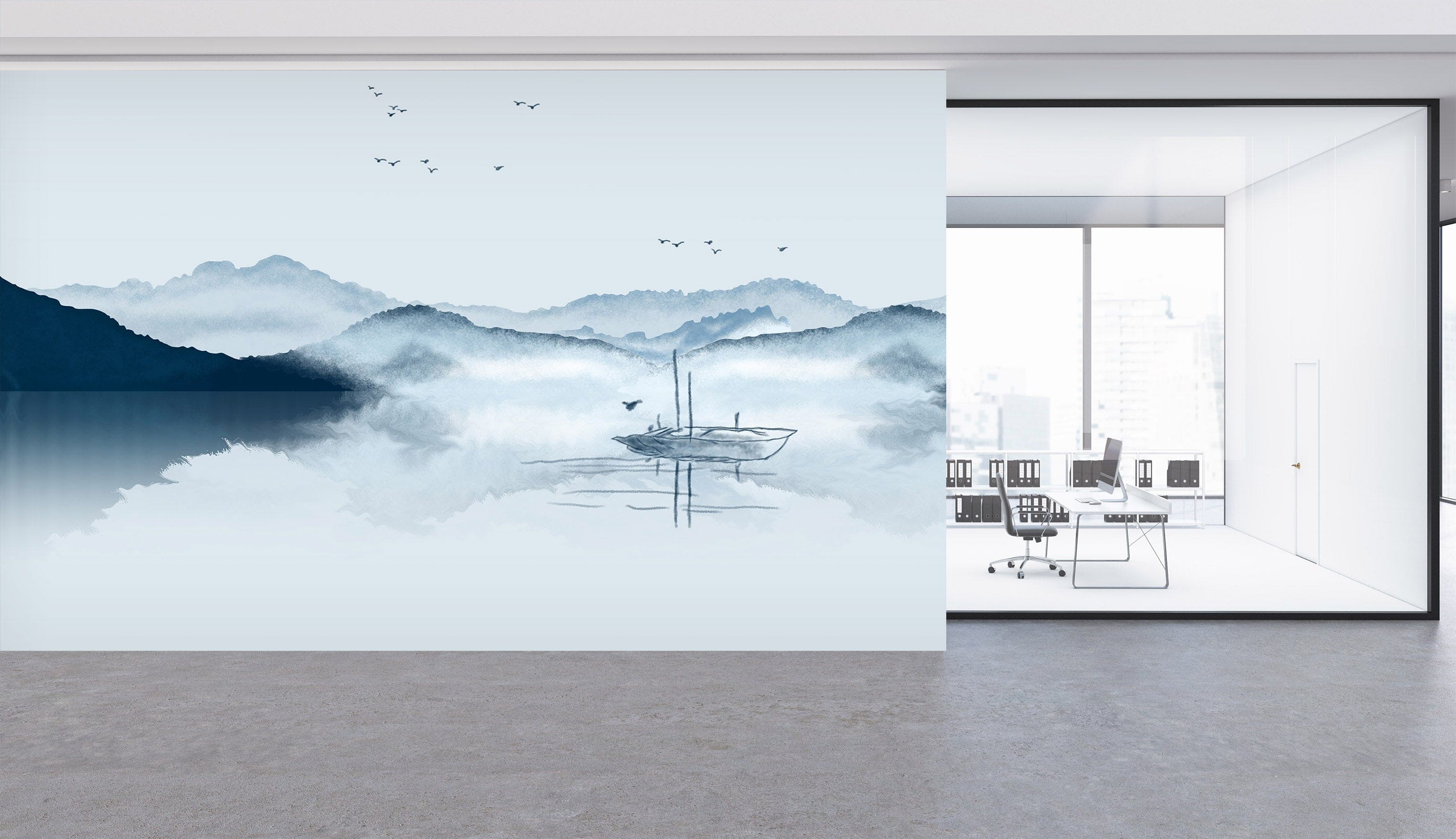 3D Mountain River 1421 Wall Murals Wallpaper AJ Wallpaper 2