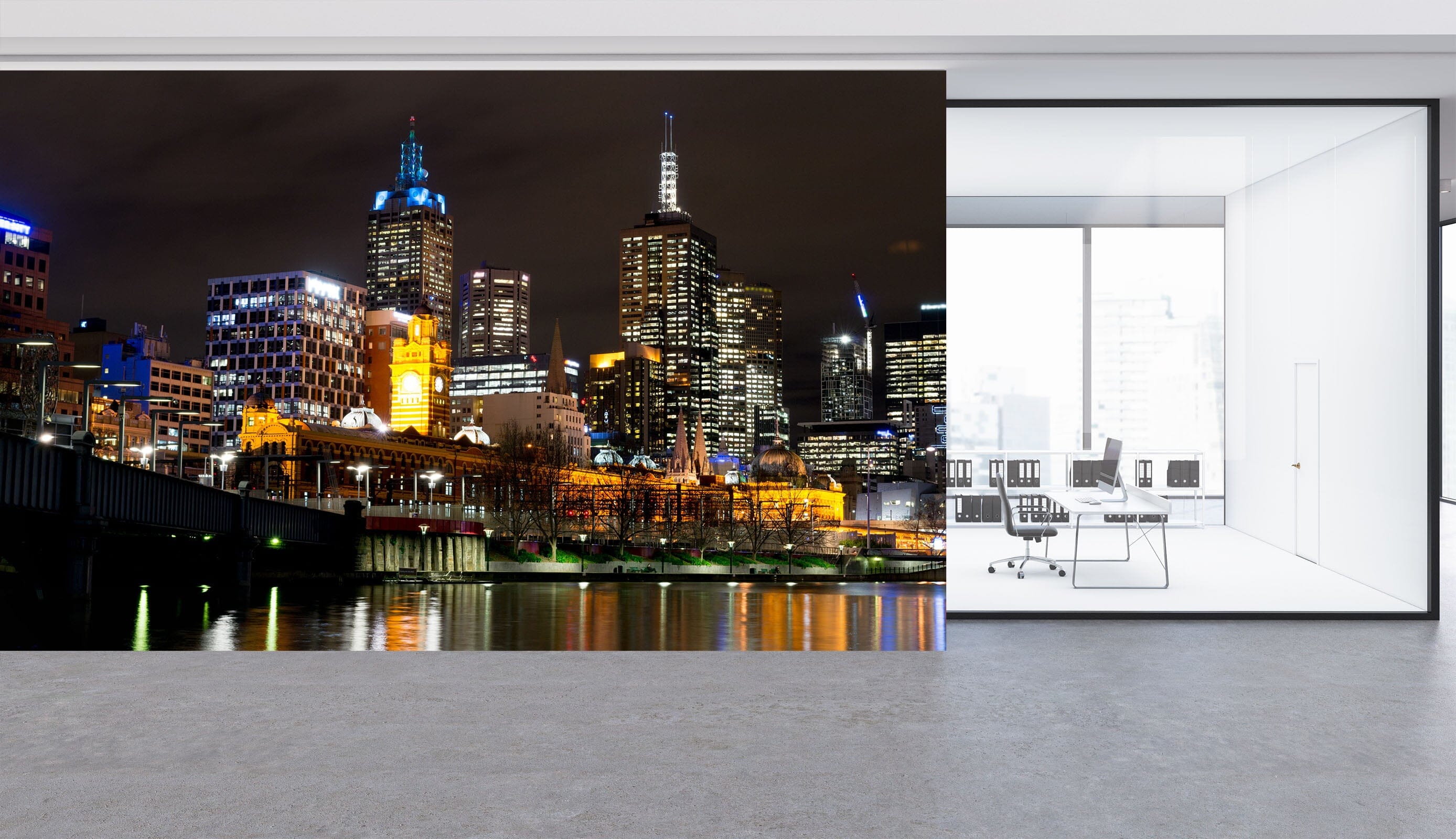 3D Night Building 1126 Wall Murals Wallpaper AJ Wallpaper 2