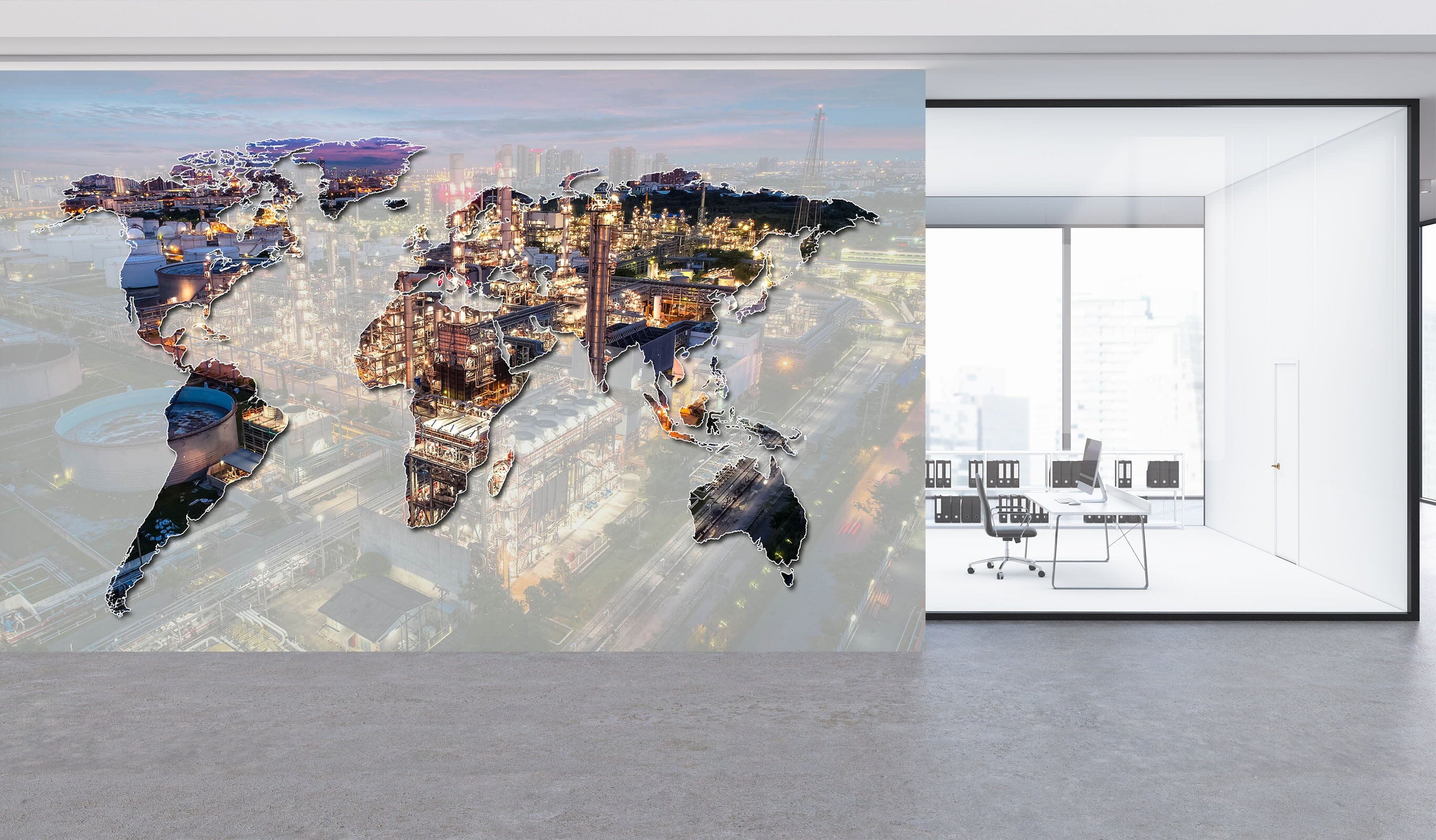 3D Patchwork Pattern 2119 World Map Wall Murals AJ Wallpaper