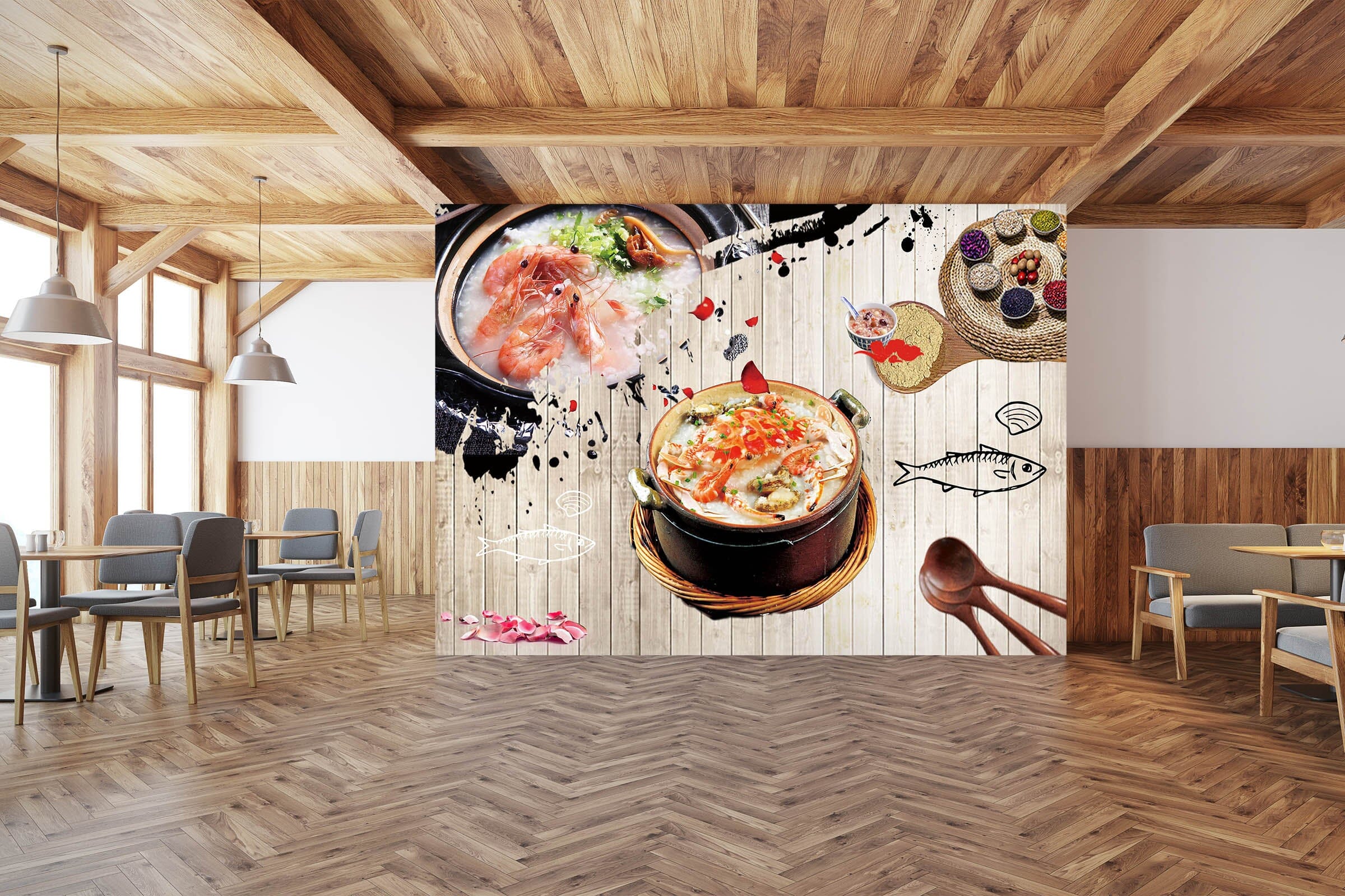 3D Sichuan Hot Pot 3009 Wall Murals Wallpaper AJ Wallpaper 2