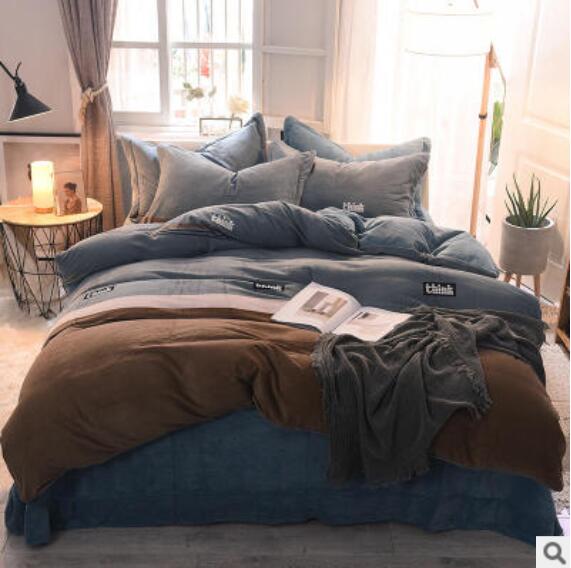 3D Dark Brown Green Stitching 20076 Bed Pillowcases Quilt