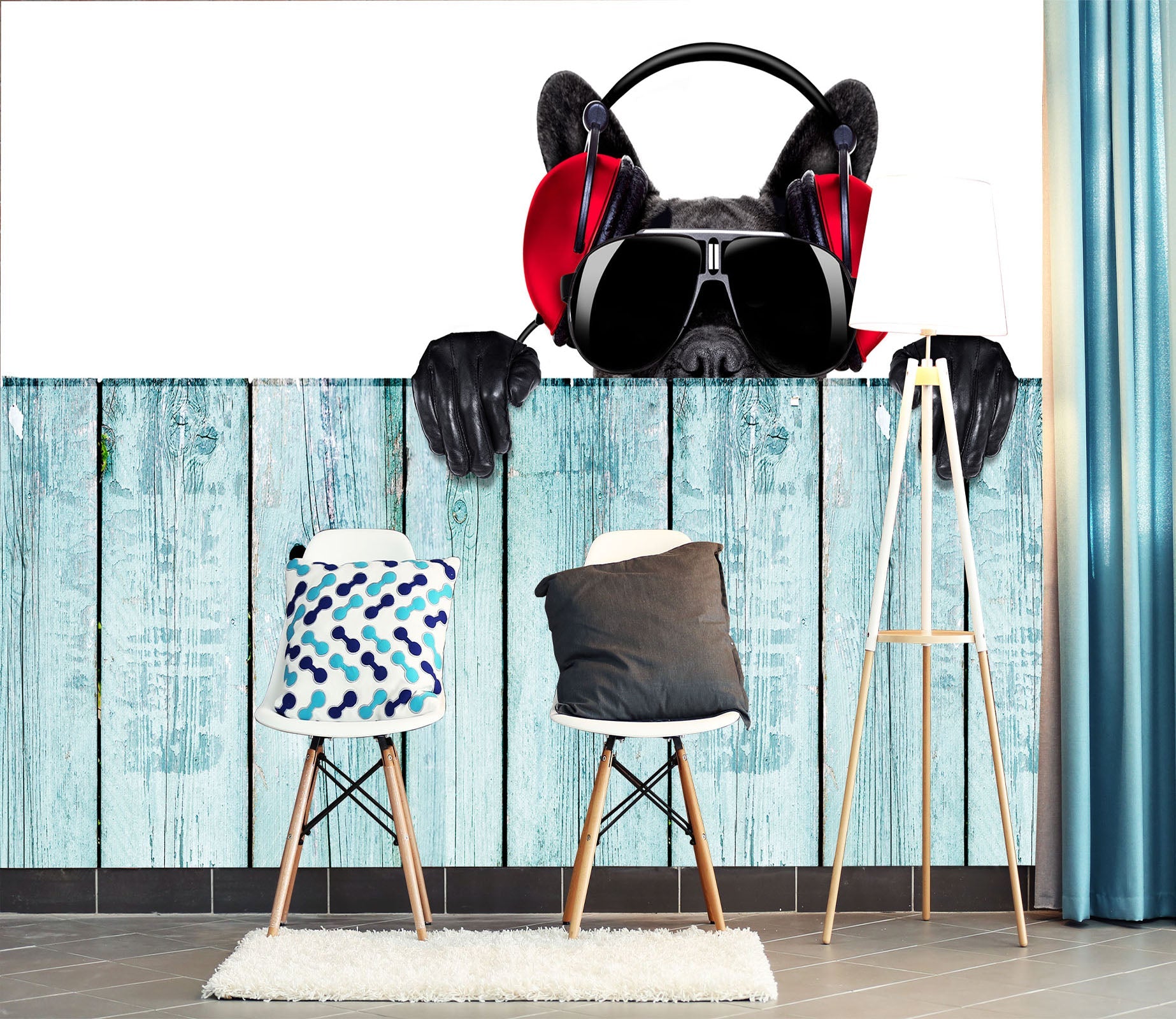 3D Headset 009 Wall Murals Wallpaper AJ Wallpaper 2