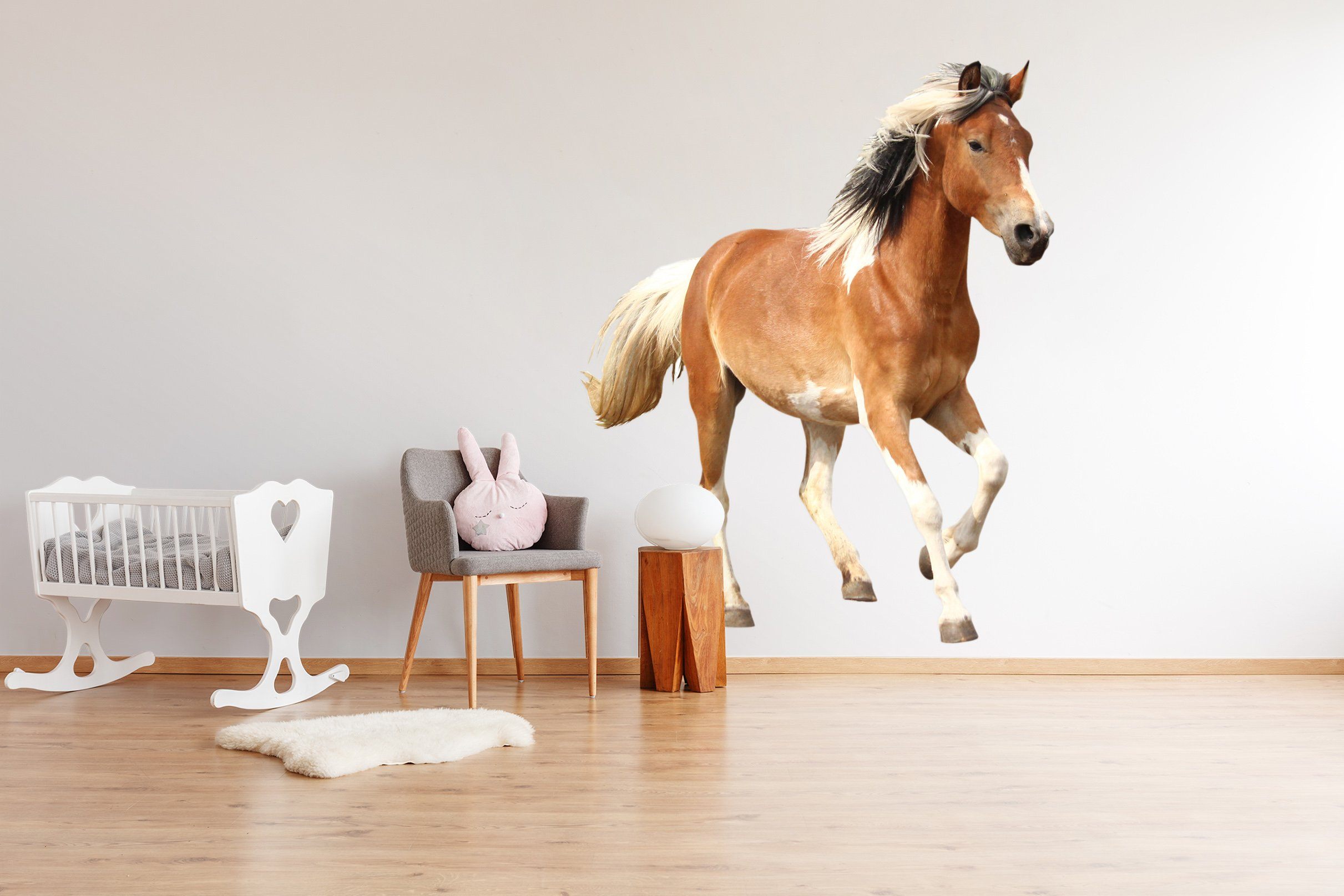 3D Free Running Horse 109 Animals Wall Stickers Wallpaper AJ Wallpaper