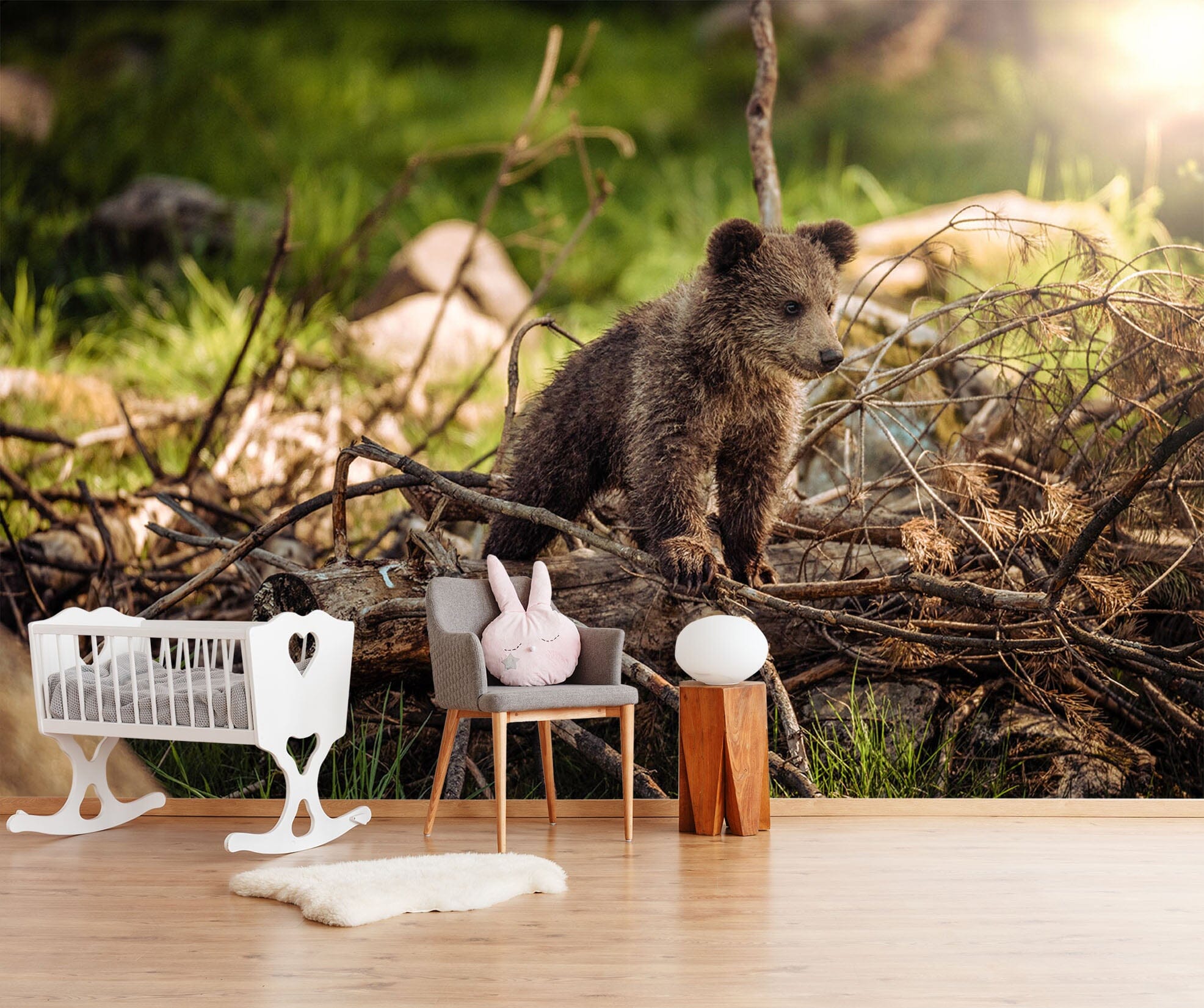 3D Small Cub 140 Wall Murals Wallpaper AJ Wallpaper 2