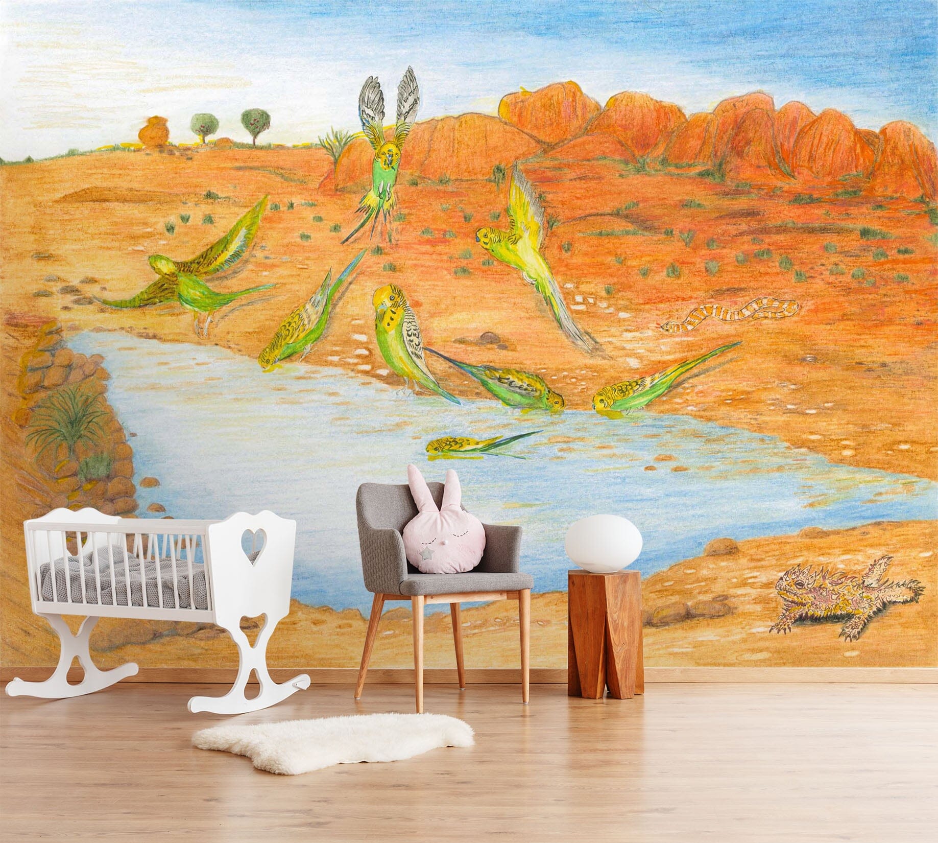 3D Painted Desert 1402 Michael Sewell Wall Mural Wall Murals Wallpaper AJ Wallpaper 2