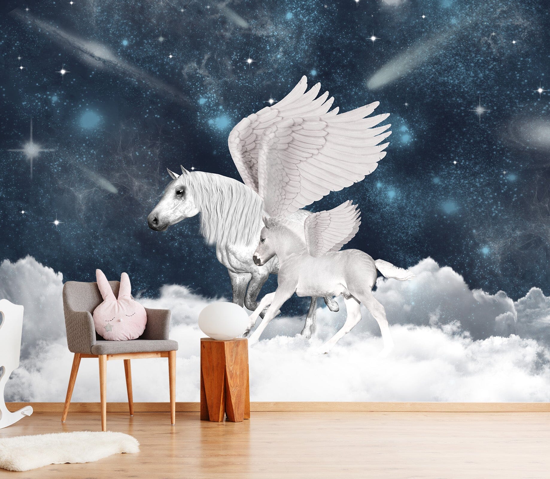 3D Unicorn Wings 1521 Wall Murals Wallpaper AJ Wallpaper 2