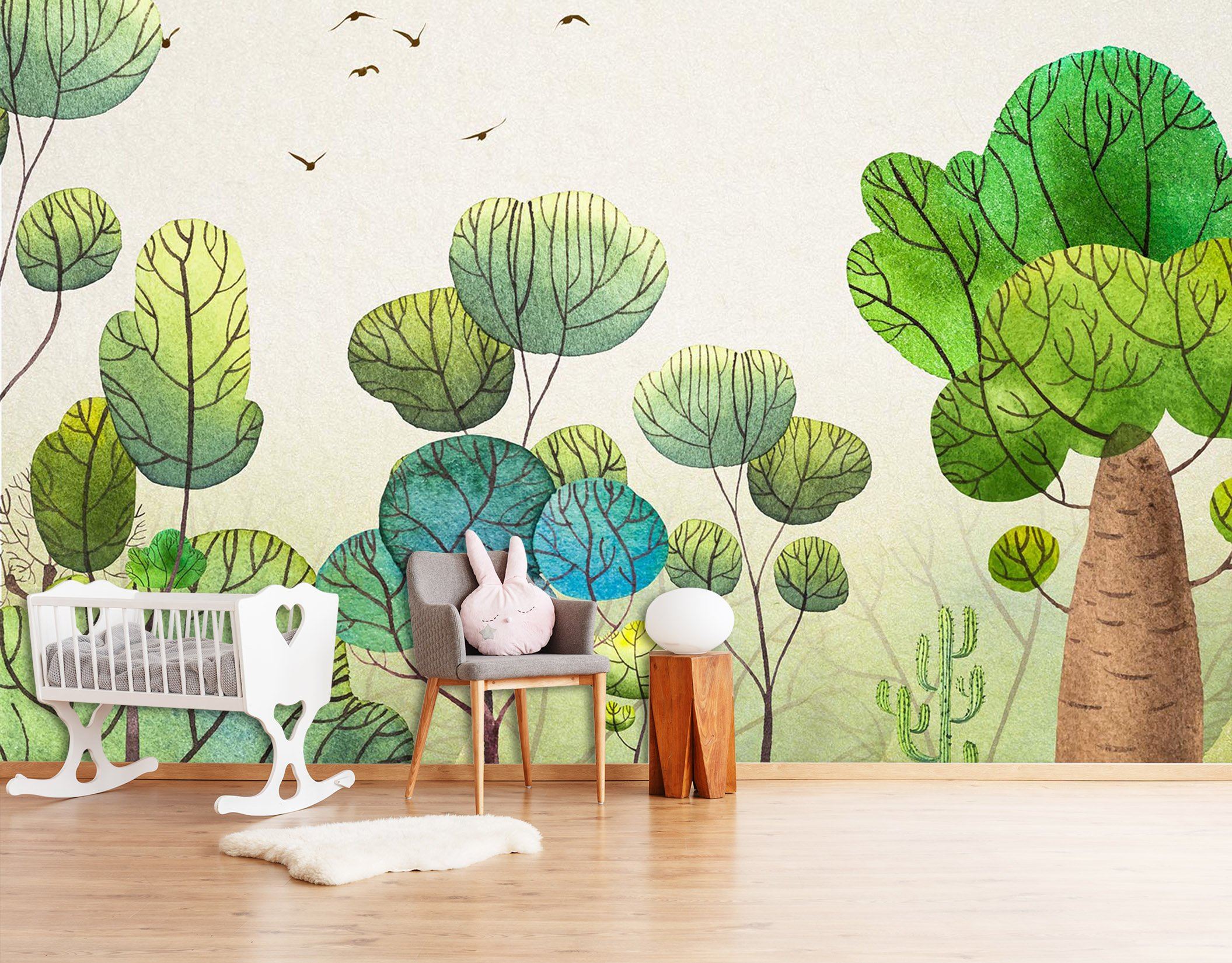 3D Cartoon Woods 526 Wallpaper AJ Wallpaper 2