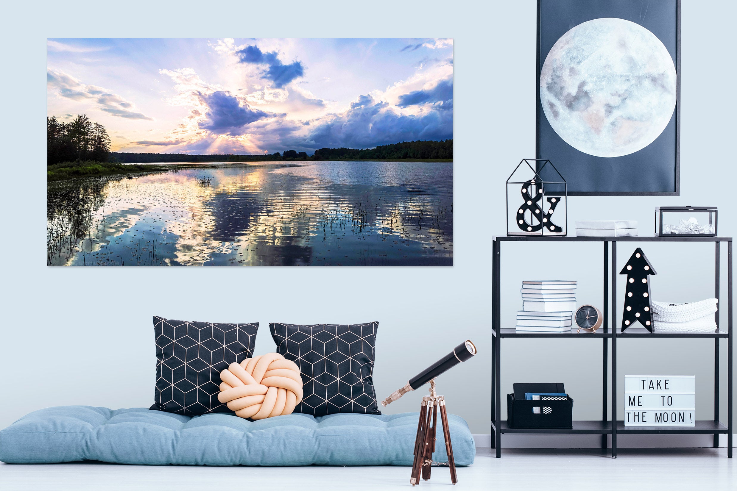 3D Reflecting Sunset 85180 Jerry LoFaro Wall Sticker