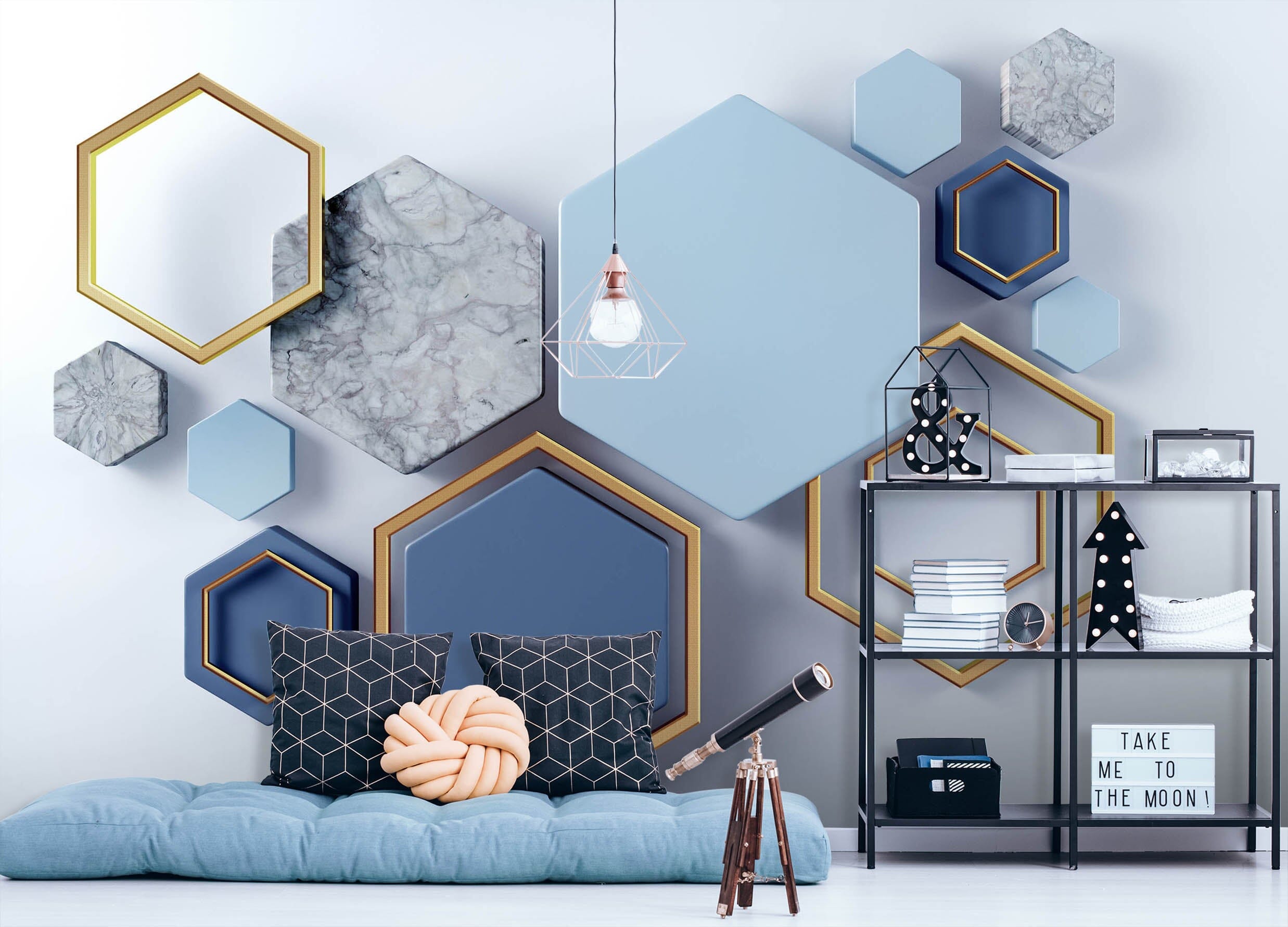 3D Blue Marble 1048 Wall Murals Wallpaper AJ Wallpaper 2