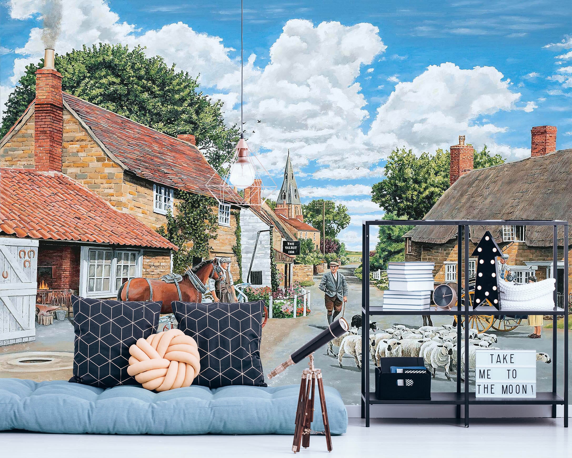 3D The Village Farrier 1072 Trevor Mitchell Wall Mural Wall Murals Wallpaper AJ Wallpaper 2