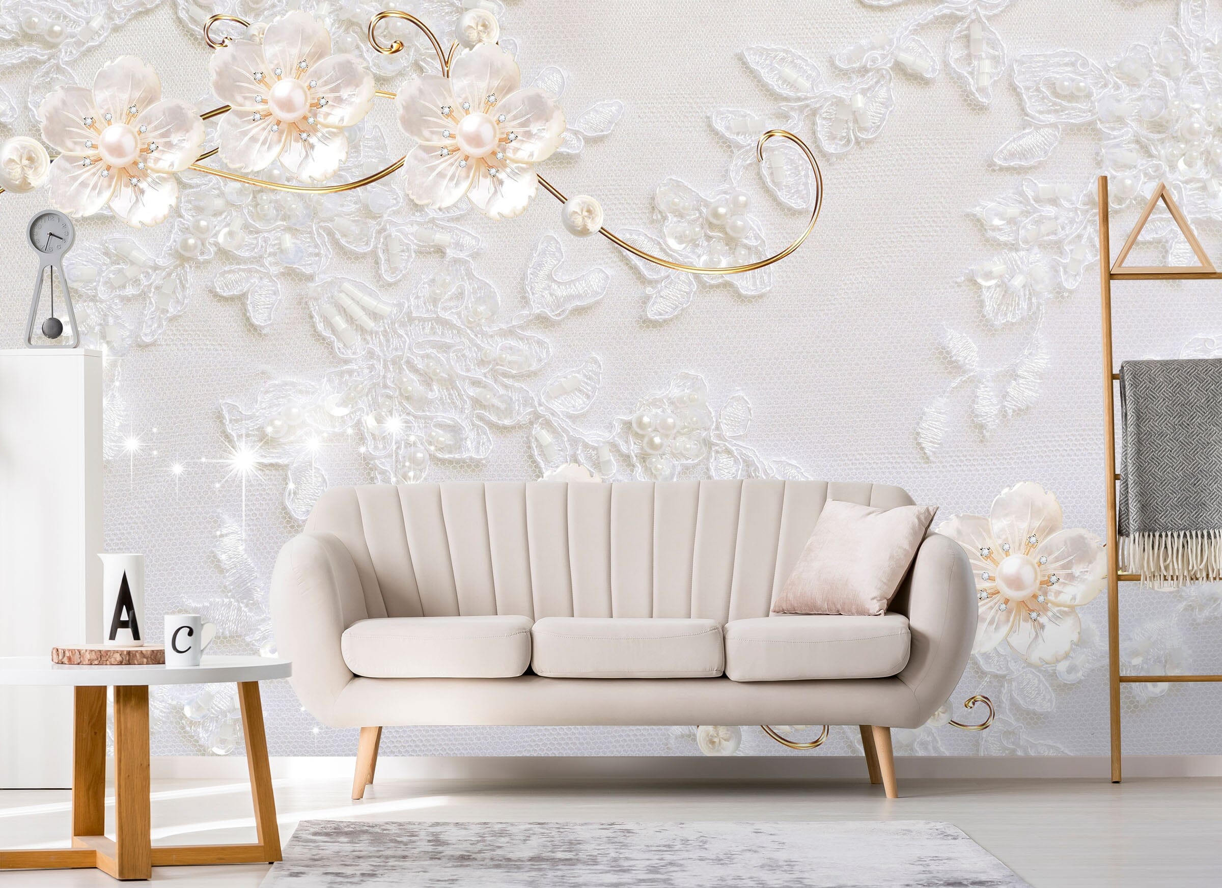 3D Beautiful Flowers 1470 Wall Murals Wallpaper AJ Wallpaper 2