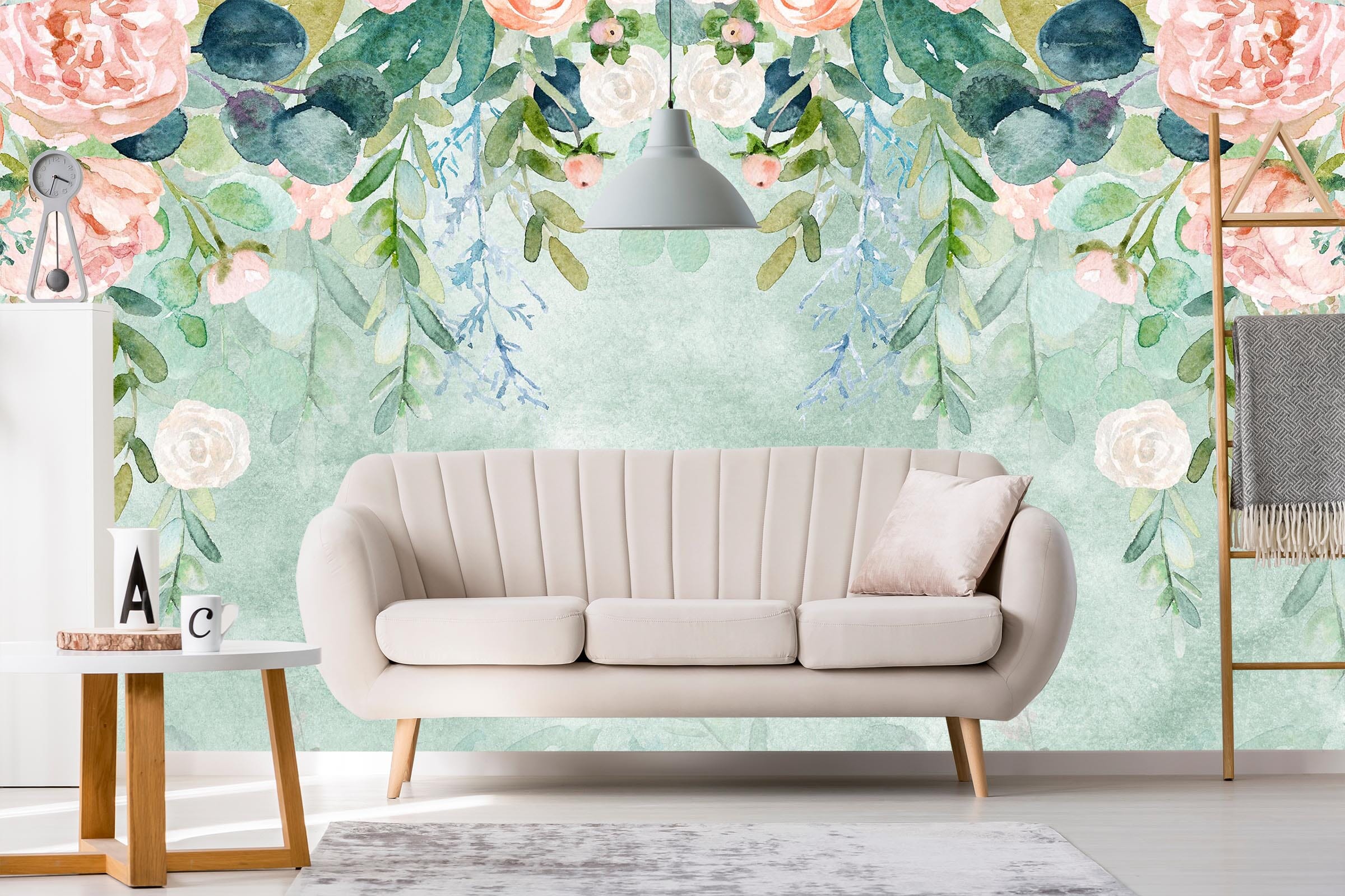 3D Pink Rose 046 Wall Murals Wallpaper AJ Wallpaper 2