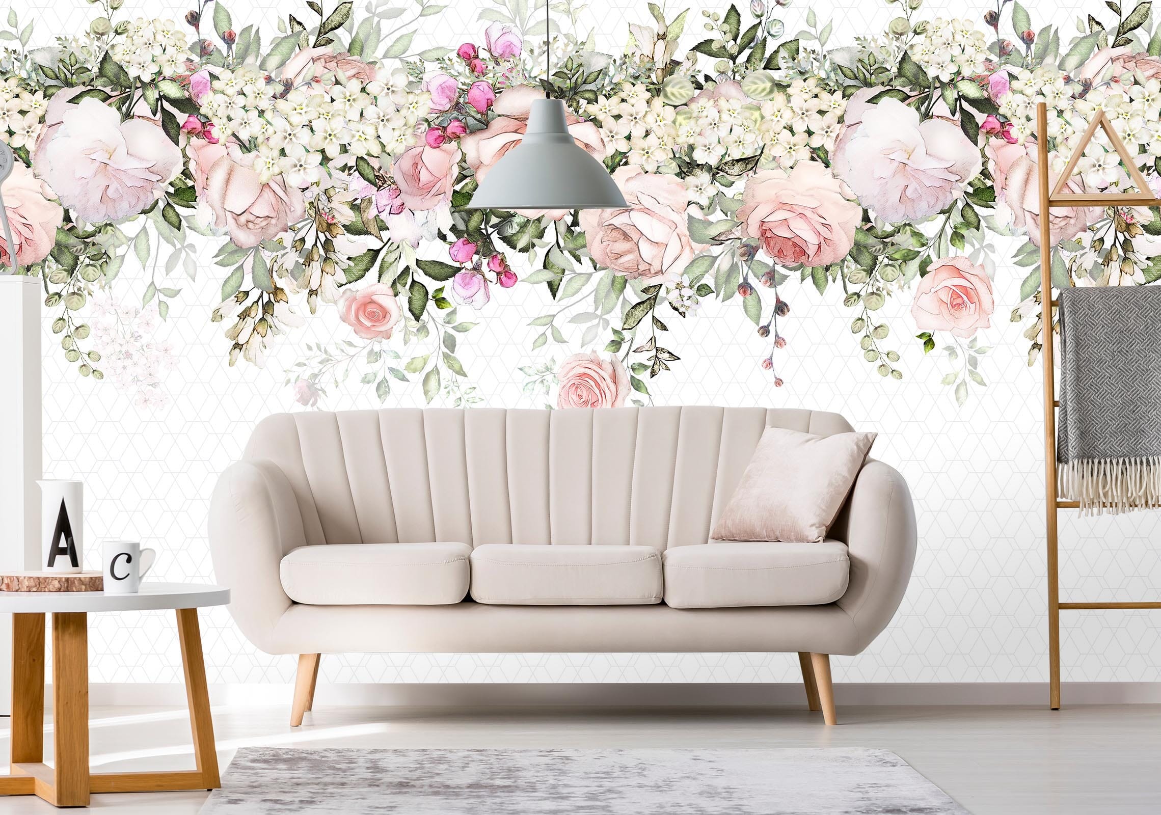 3D Hand Painted Flower 05 Wall Murals Wallpaper AJ Wallpaper 2