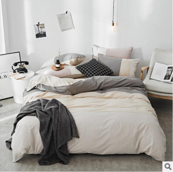 3D Cream Color 15117 Bed Pillowcases Quilt