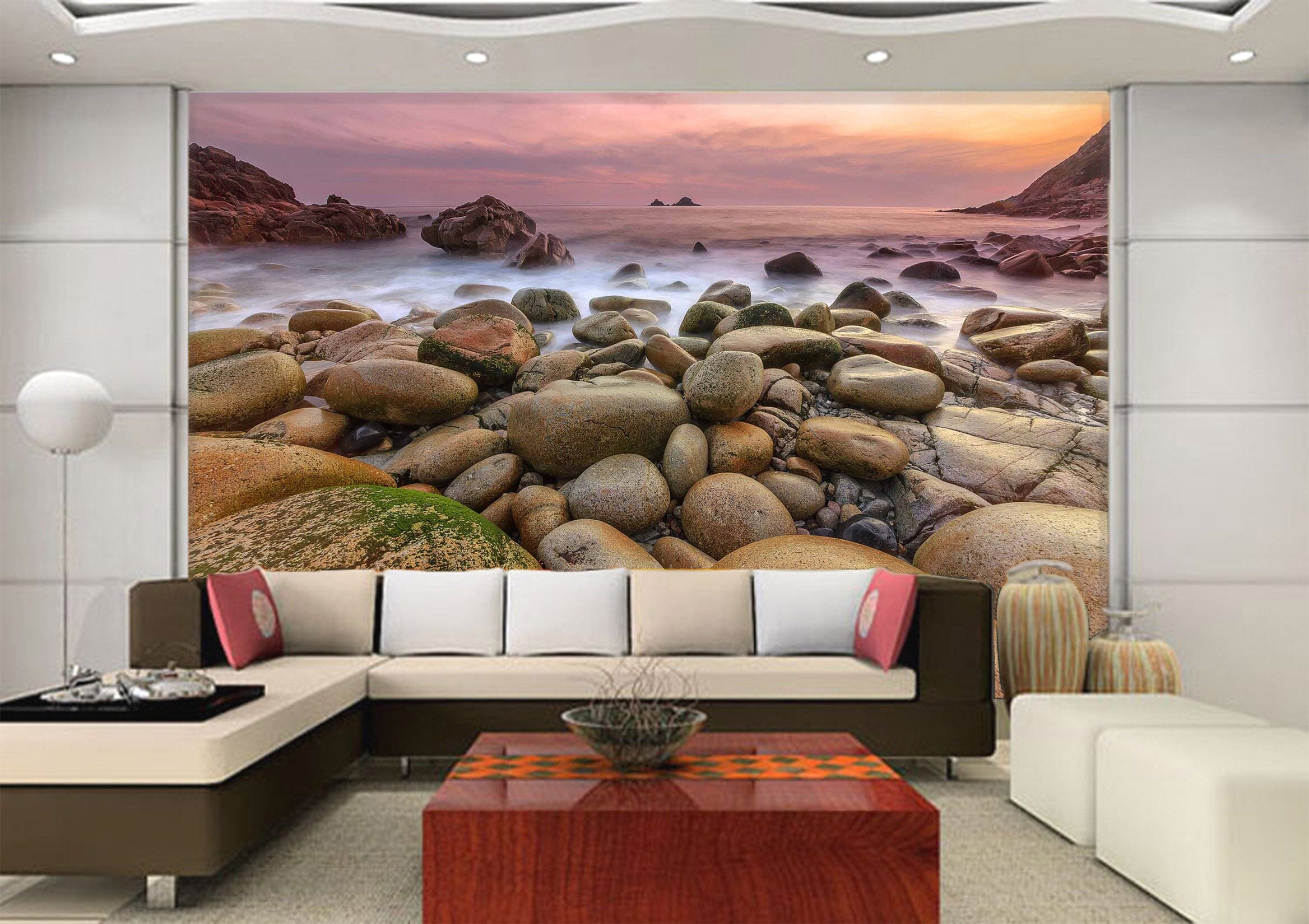 3D Sea Stones 1029 Wall Murals Wallpaper AJ Wallpaper 2