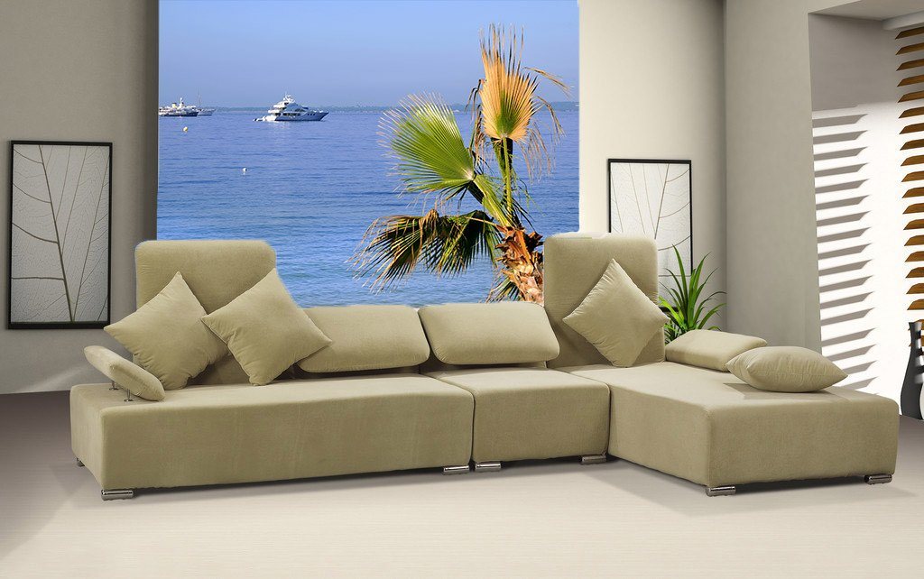 Seaside Palm Wallpaper AJ Wallpaper