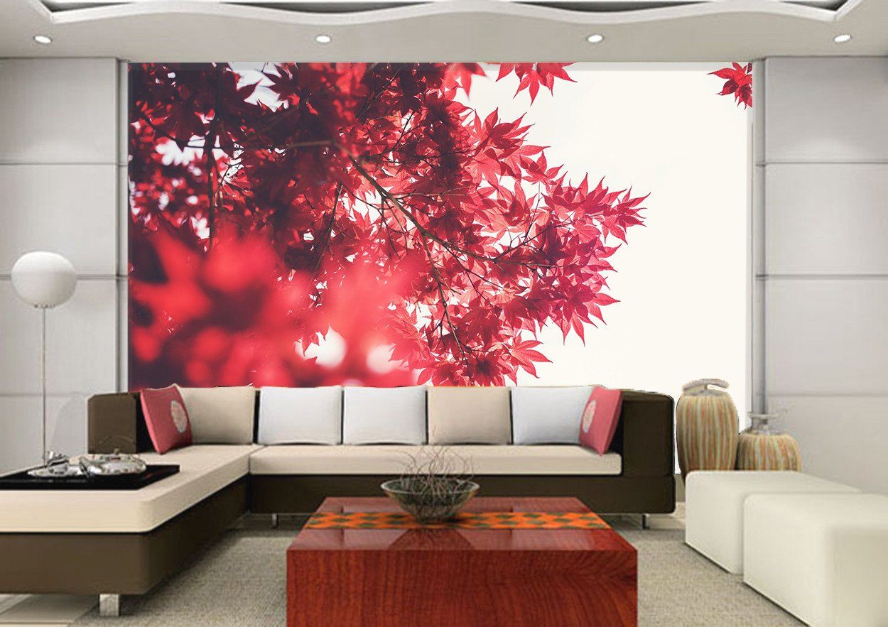 3D Red Maple Leaves 87 Wallpaper AJ Wallpaper 2