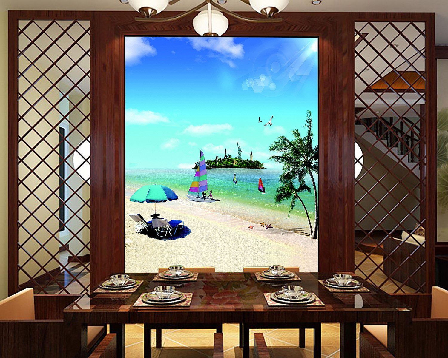 Sunny Beach Wallpaper AJ Wallpaper