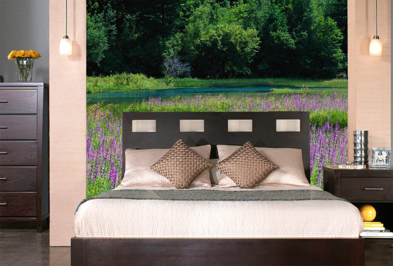 Purple Wildflowers 1 Wallpaper AJ Wallpaper