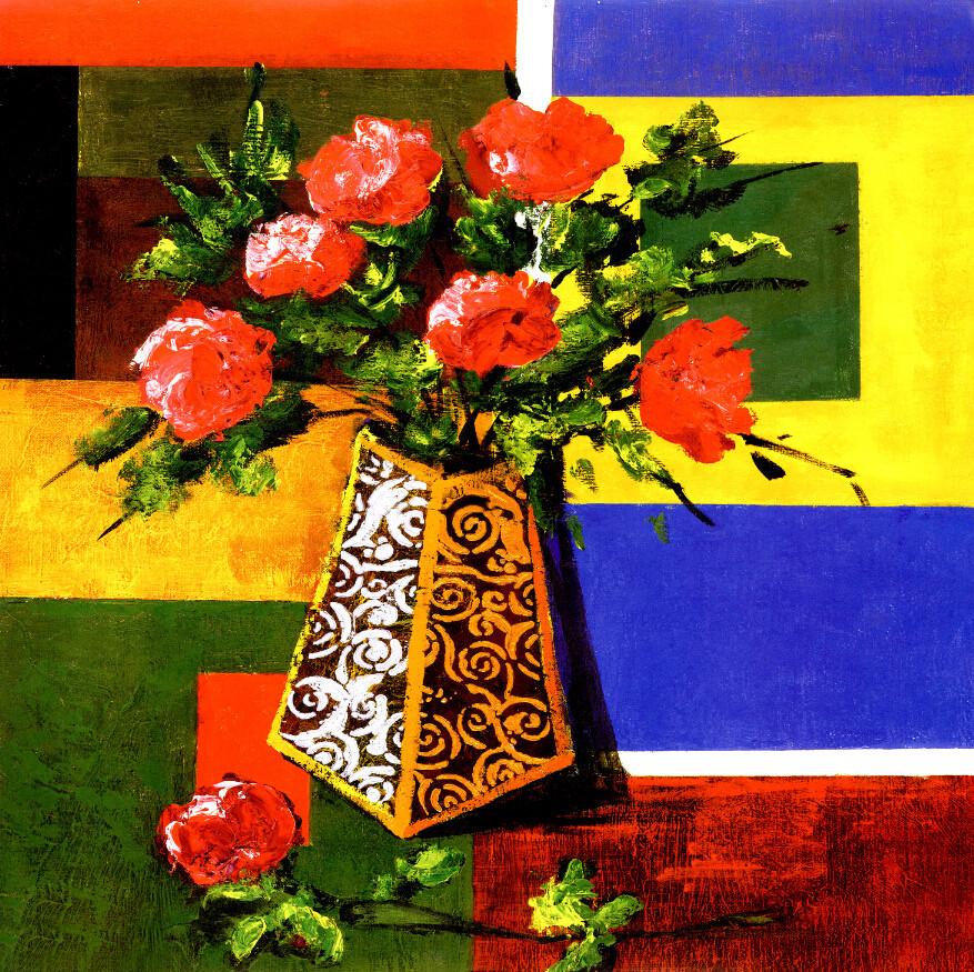 Beautiful Vase Painting Wallpaper AJ Wallpaper 2