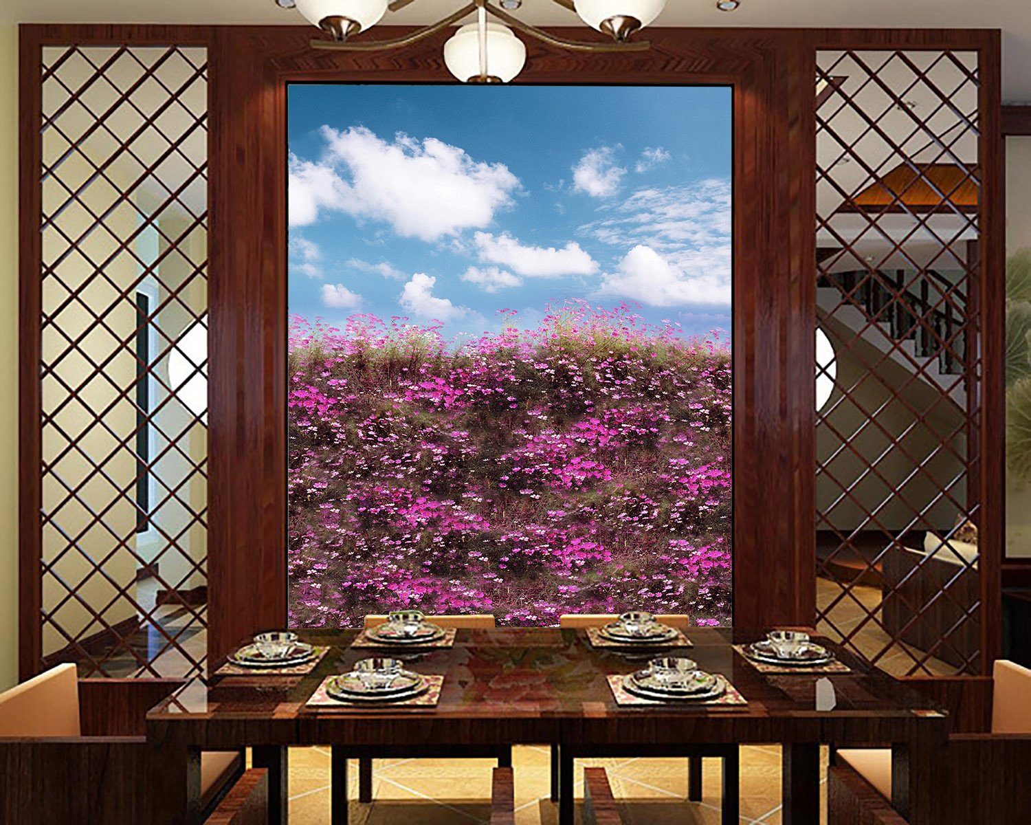 Bright Wildflowers Wallpaper AJ Wallpaper