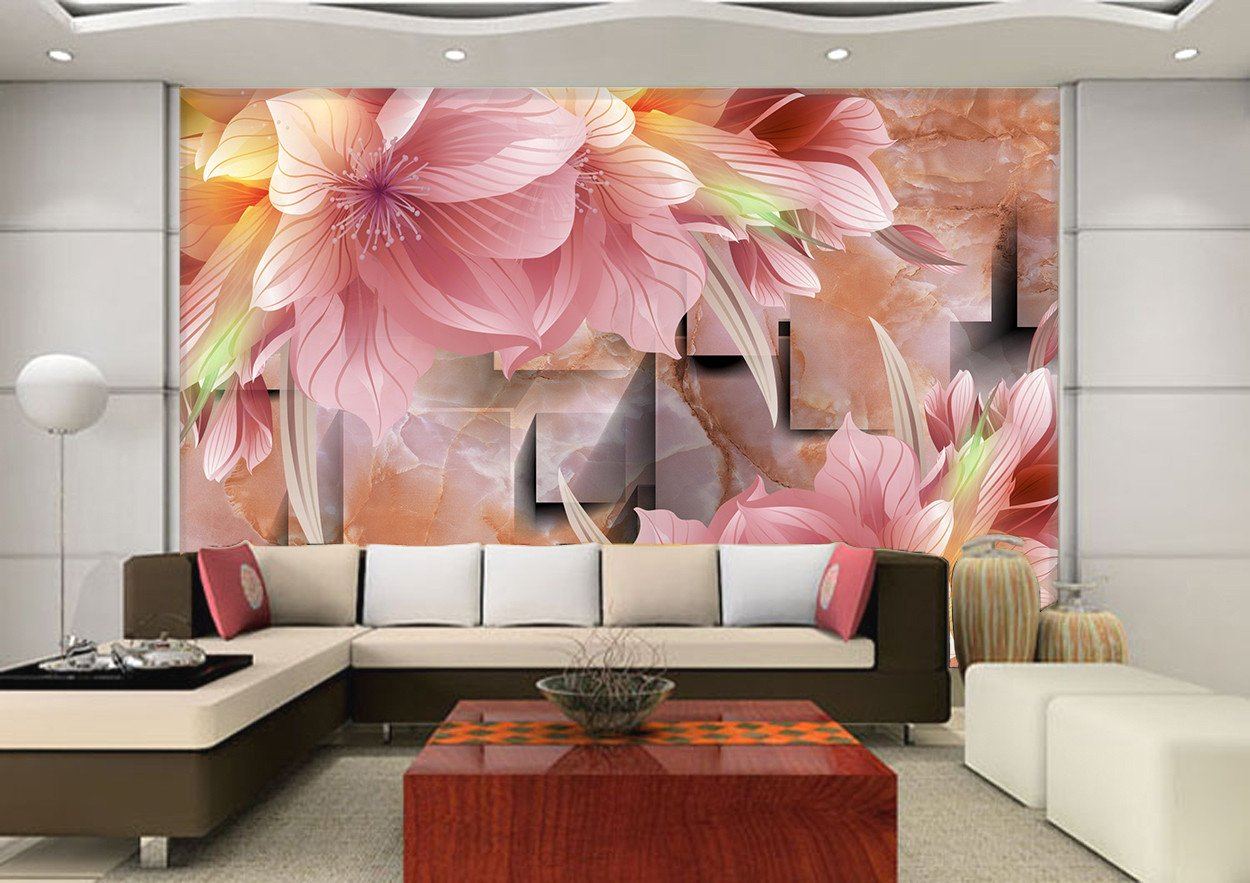 3D Red Blossoming Flower 37 Wallpaper AJ Wallpaper