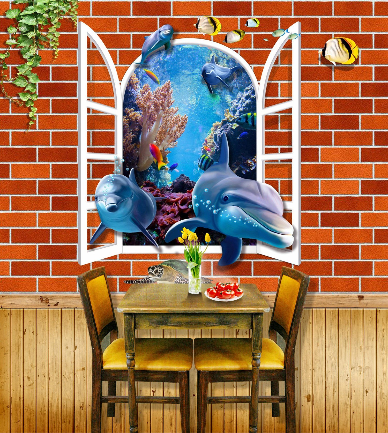 3D Dolphin Show 389 Wallpaper AJ Wallpaper