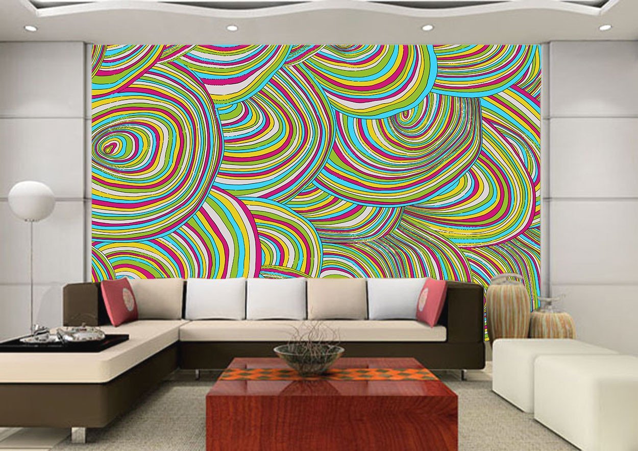 Colored Circles Wallpaper AJ Wallpaper