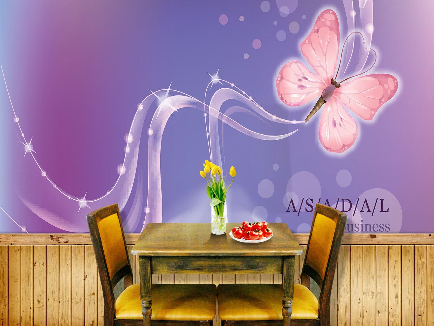Romantic Butterfly Wallpaper AJ Wallpaper