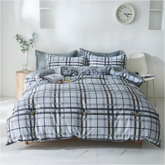 3D Lattice Bee 13145 Bed Pillowcases Quilt