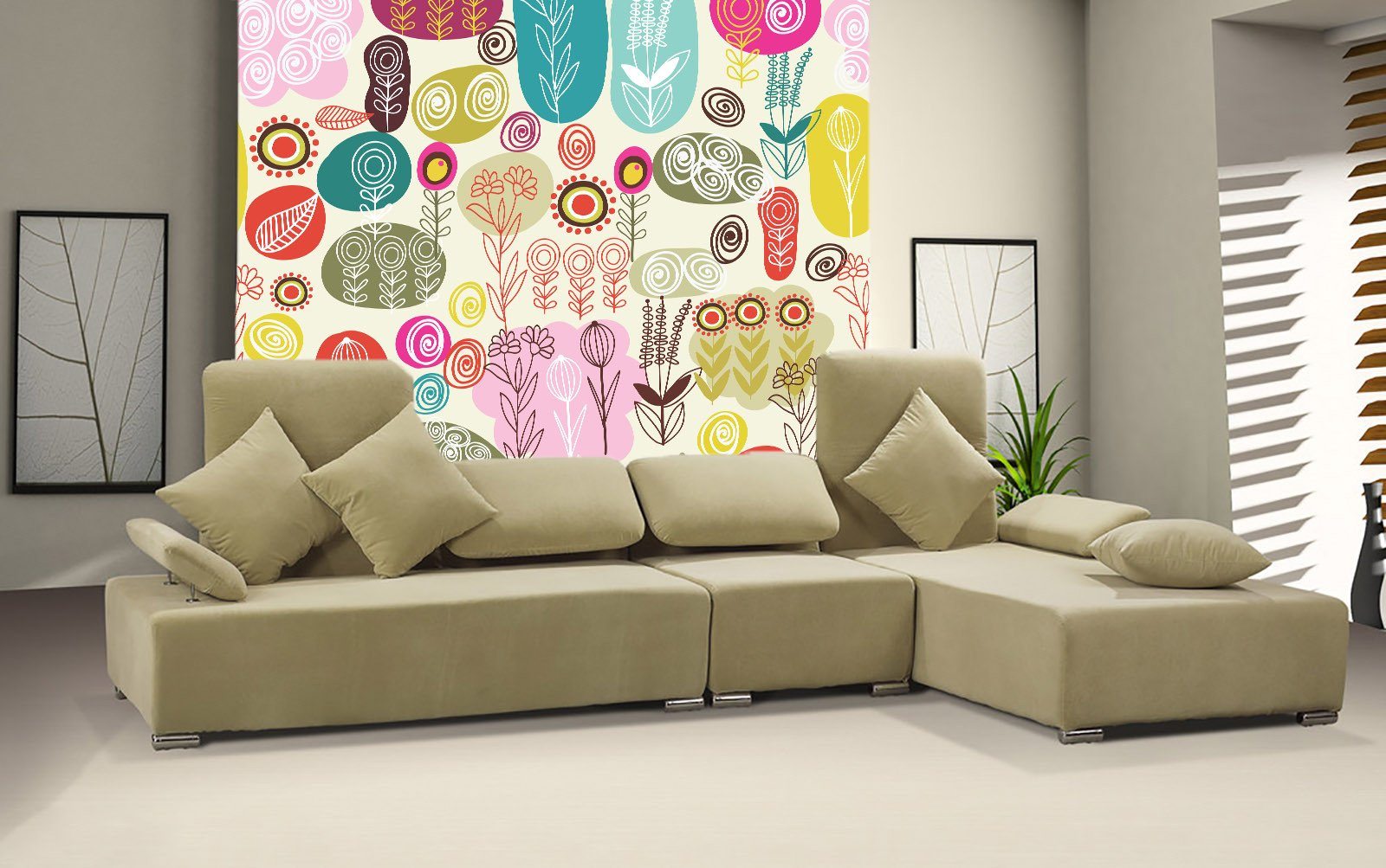 Plants Patterns Wallpaper AJ Wallpaper