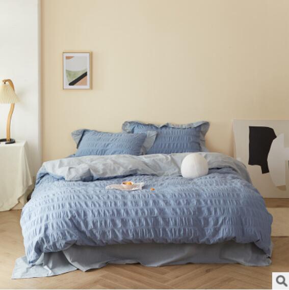 3D Fog Blue 50116 Bed Pillowcases Quilt