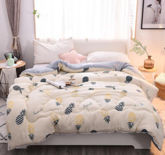 3D Yellow Pineapple 18127 Bed Pillowcases Quilt