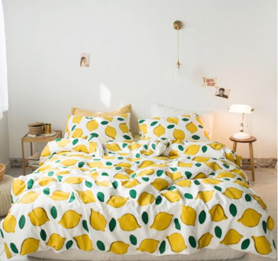 3D Lemon Pattern 30159 Bed Pillowcases Quilt