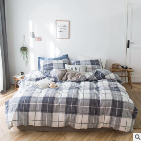 3D Black Grid 15160 Bed Pillowcases Quilt