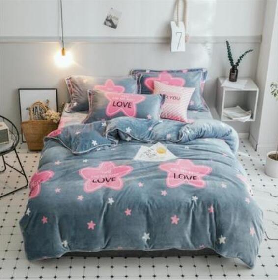 3D Five-Pointed Star 30258 Bed Pillowcases Quilt