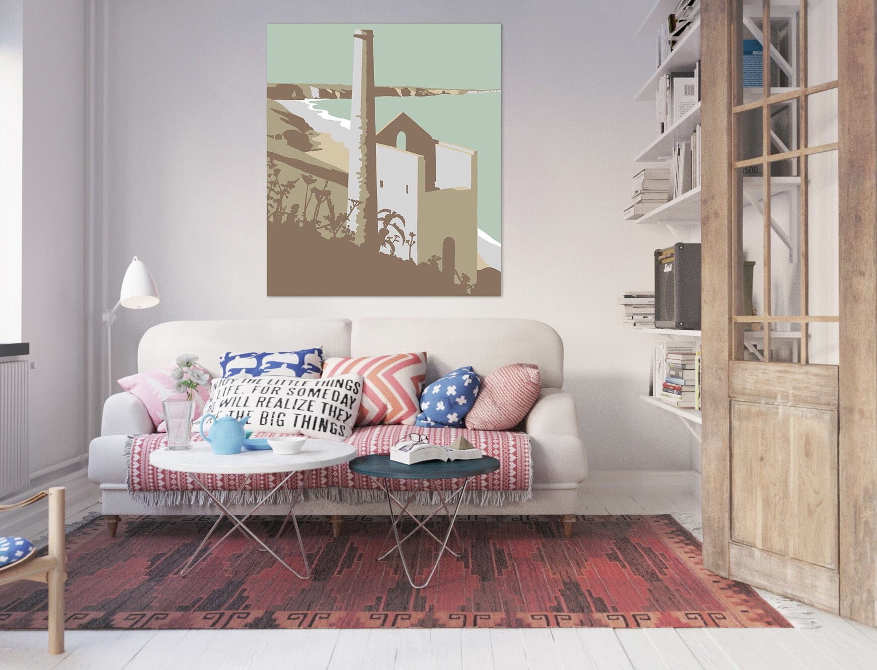 3D Railroad Street 066 Steve Read Wall Sticker Wallpaper AJ Wallpaper 2