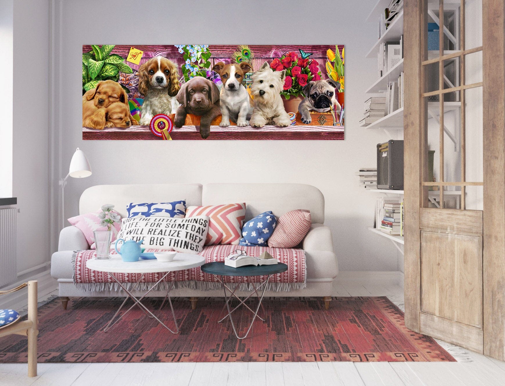 3D Cute Dog 006 Adrian Chesterman Wall Sticker Wallpaper AJ Wallpaper 2