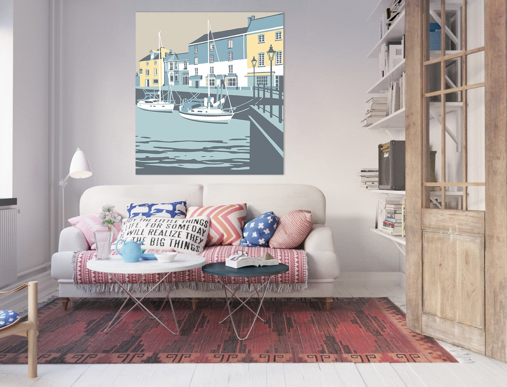 3D Padstow 016 Steve Read Wall Sticker Wallpaper AJ Wallpaper 2