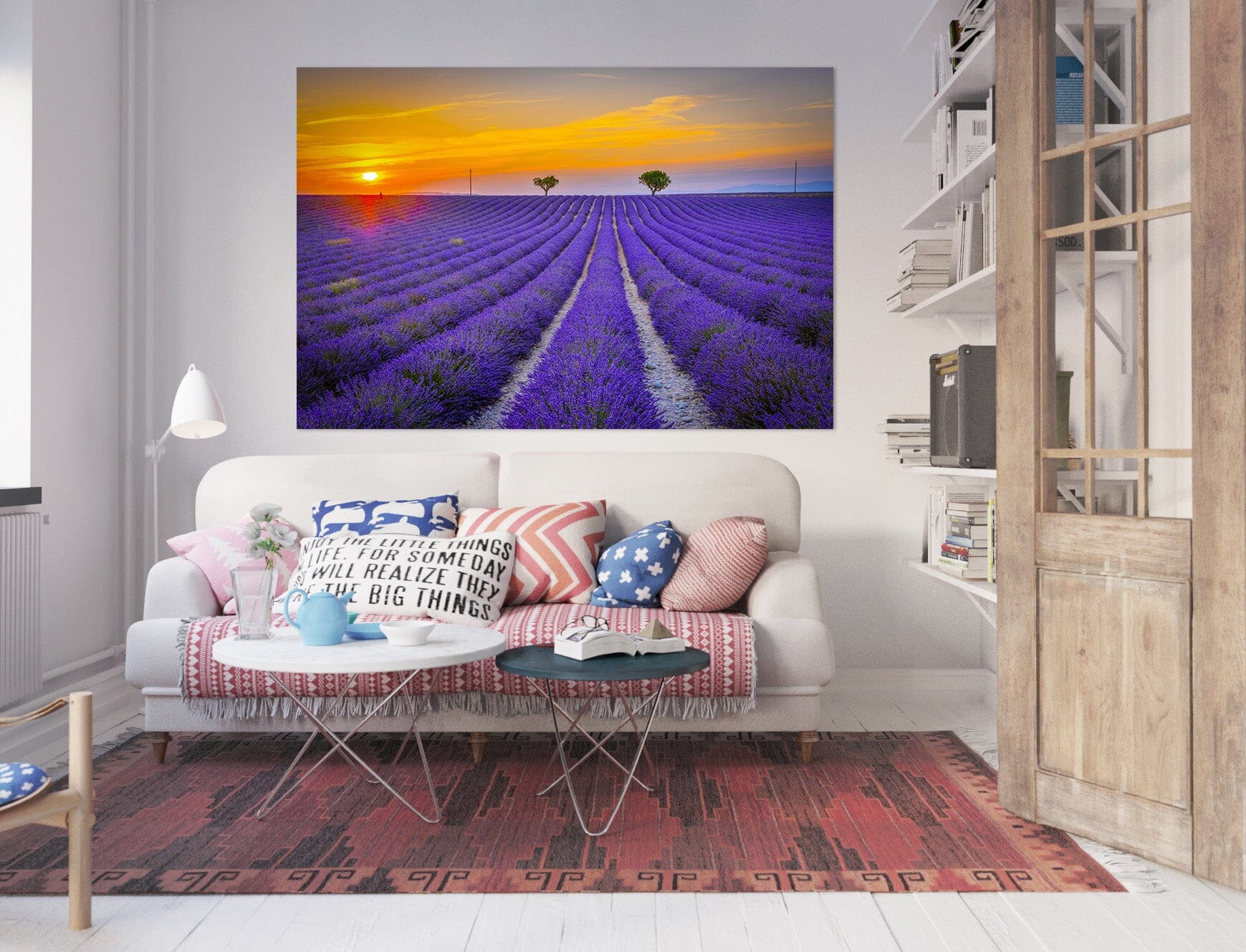 3D Lavender Estate 222 Marco Carmassi Wall Sticker Wallpaper AJ Wallpaper 2