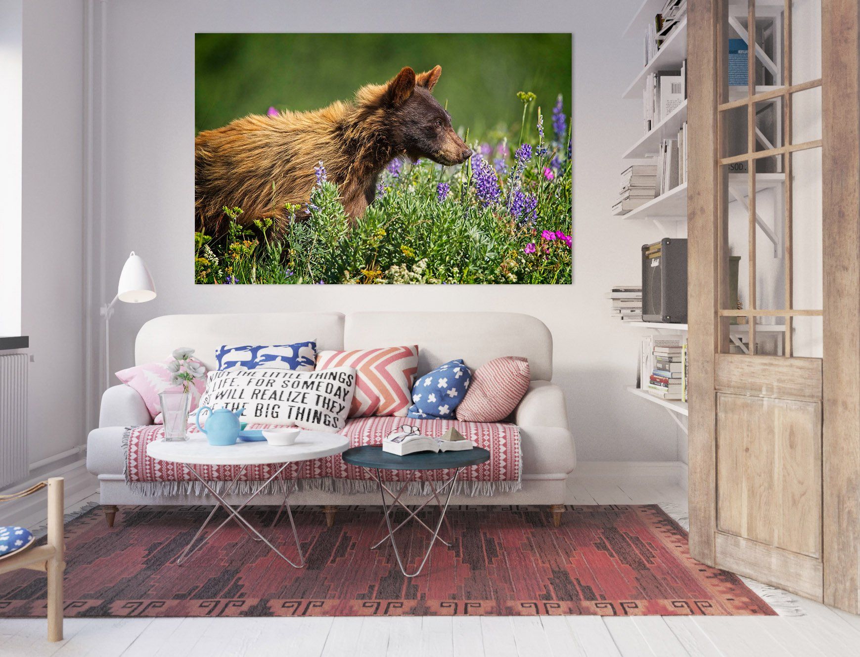 3D Bear Cub 003 Kathy Barefield Wall Sticker Wallpaper AJ Wallpaper 2