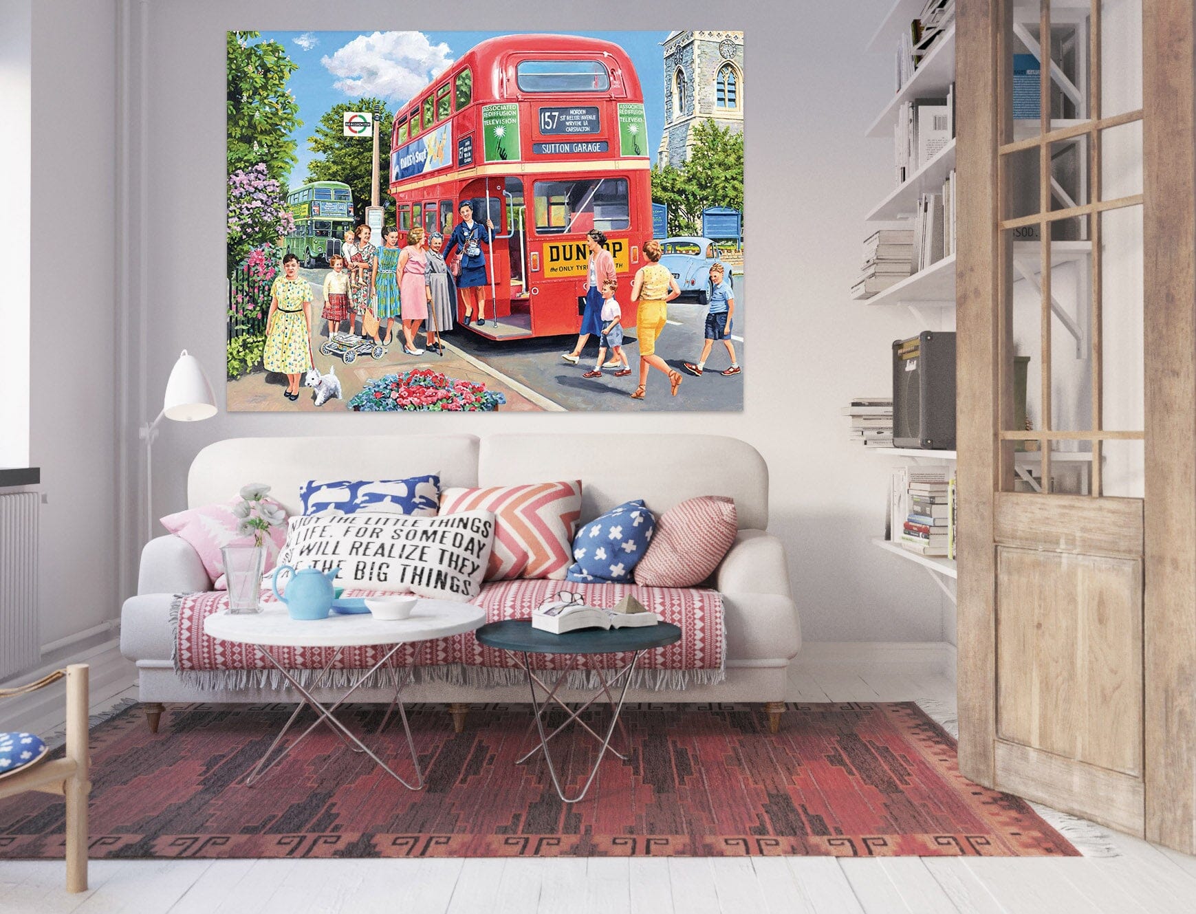 3D The Bus Conductress 068 Trevor Mitchell Wall Sticker Wallpaper AJ Wallpaper 2