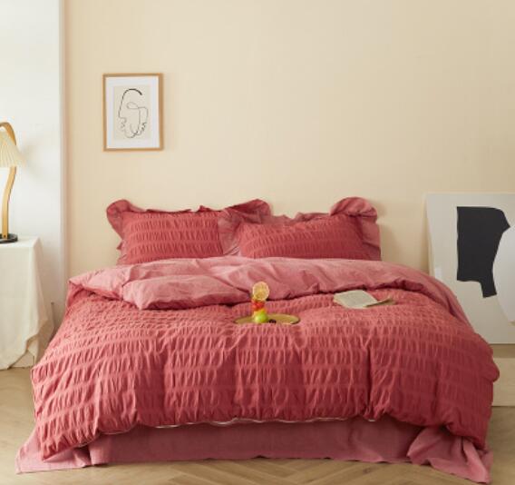 3D Red 50120 Bed Pillowcases Quilt