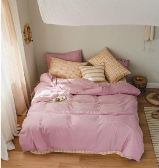 3D Pink 40342 Bed Pillowcases Quilt