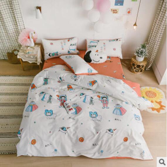 3D Little Girl UFO 15034 Bed Pillowcases Quilt