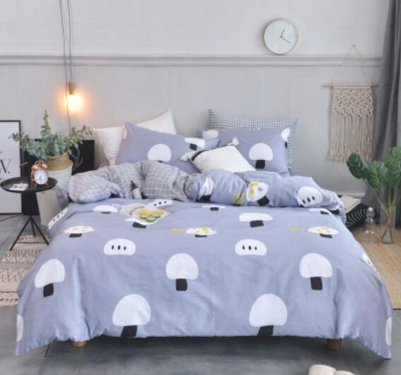 3D Black And White Mushroom 15092 Bed Pillowcases Quilt