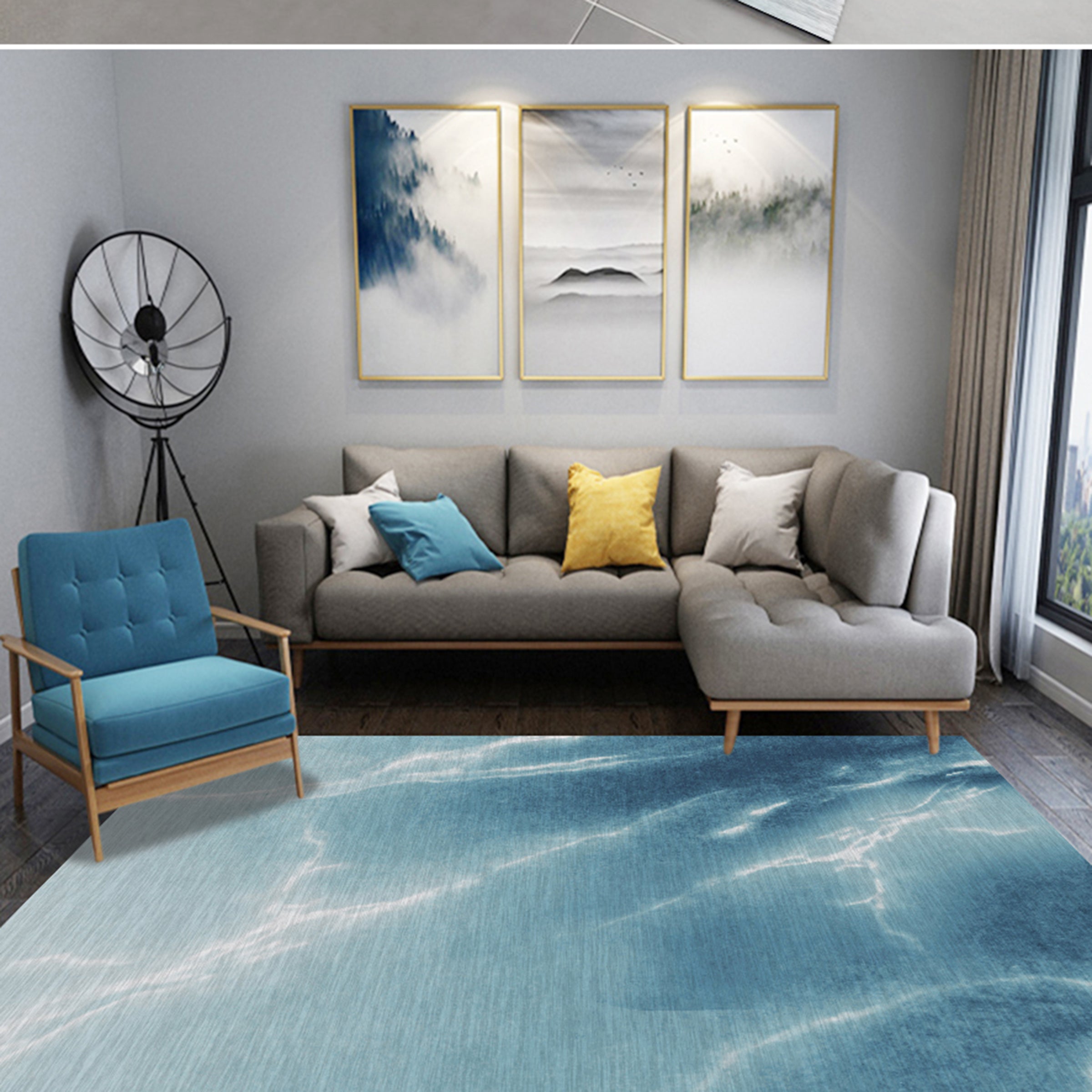 3D Color Inkjet WG259 Non Slip Rug Mat Mat AJ Creativity Home